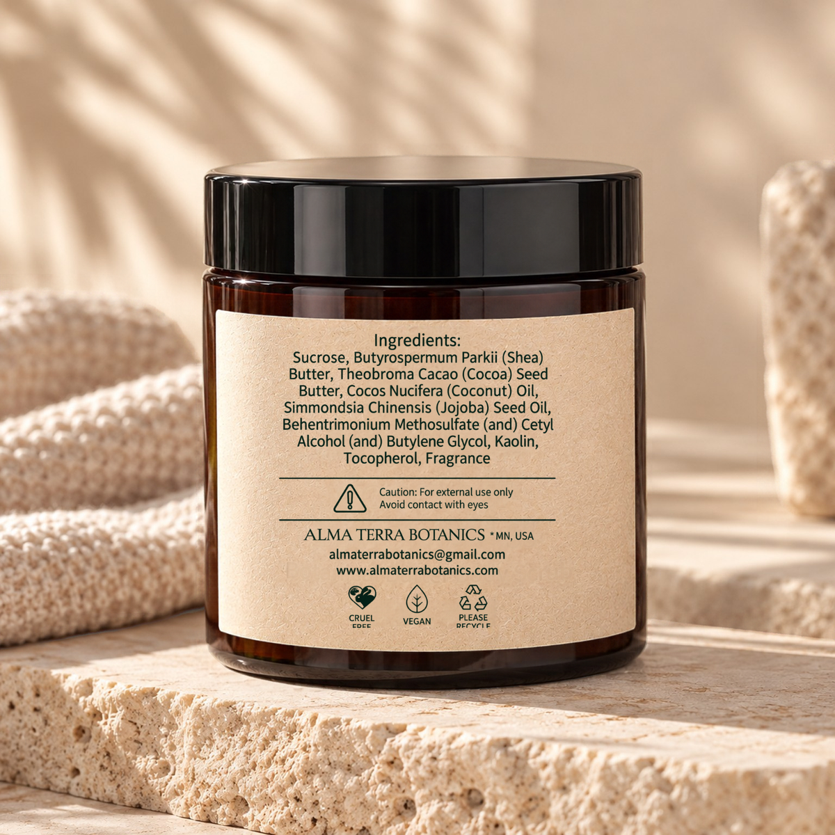 EXFOLIANTE DE MANTECA DE COCO Y HIERBALIMÓN